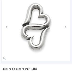 James Avery Heart to Heart pendant